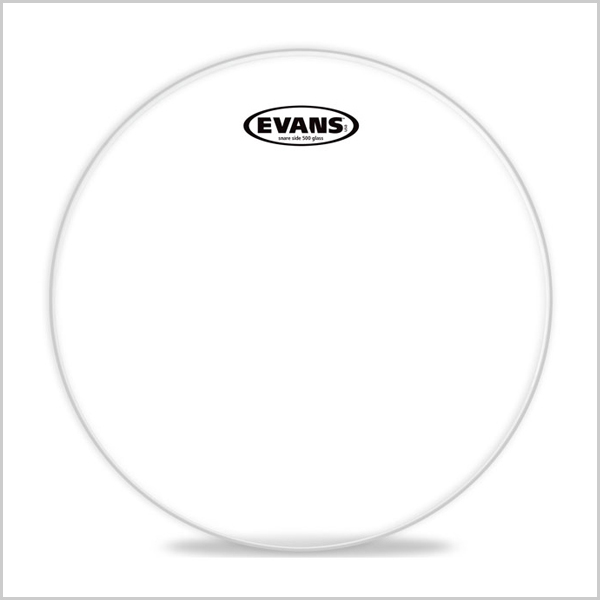 EVANS HAZY 500 스네어 하단 헤드 (투명)