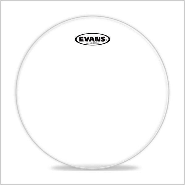 EVANS HAZY 200 스네어 하단 헤드 (투명)