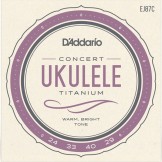 Daddario EJ87C Titanium Ukulele, Concert