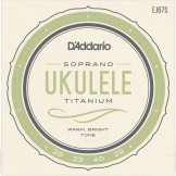 Daddario EJ87S Titanium Ukulele, Soprano