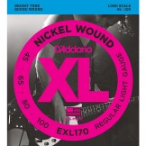 Daddario EXL170 Nickel Wound Bass, Light, 45-100, Long Scale