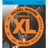 Daddario EXL160 Nickel Wound Bass, Medium, 50-105, Long Scale