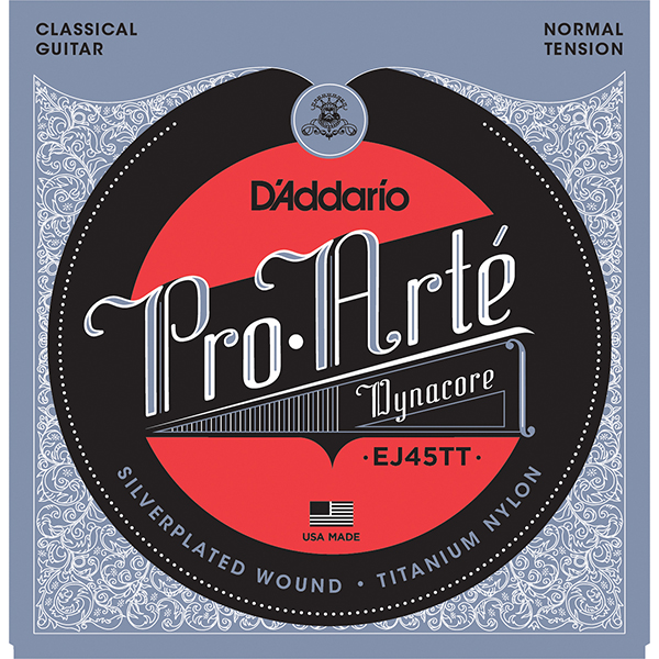 Daddario EJ45TT ProArte Dynacore, Titanium Trebles, Normal Tension