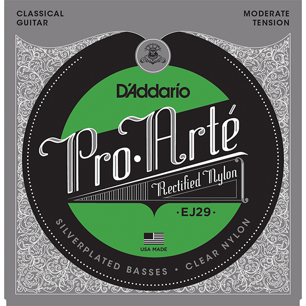 Daddario EJ29 Classics Rectified Trebles, Moderate Tension