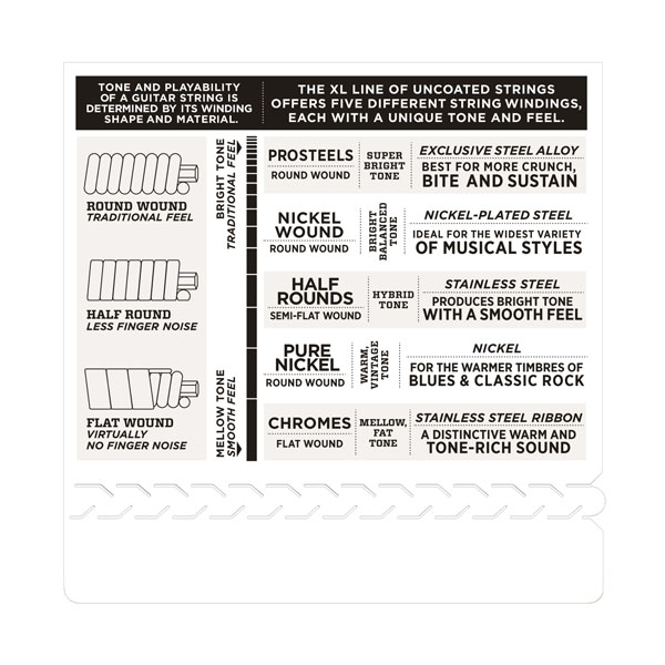 Daddario ECG26 Chromes Flat Wound, Medium, 13-56