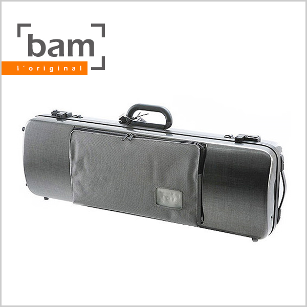 [Bam] Hightech Oblong Viola Case With Pocket - Tweed Look (5202XL)