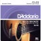 Daddario EJ13 80/20 Bronze Acoustic Guitar Strings, Custom Light, 11-52