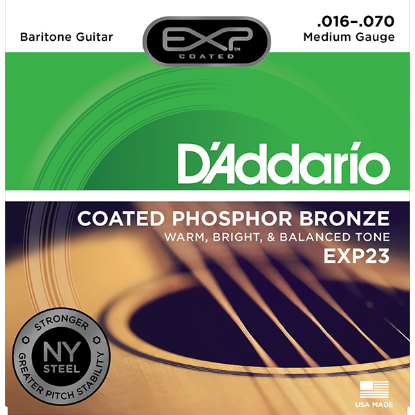 Daddario EXP23 Coated Phosphor Bronze, Baritone, 16-70