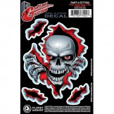 Planet Waves Guitar Tattoo, Peek A Boo Skull GT77002