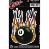 Planet Waves Guitar Tattoo, Flame 8 Ball