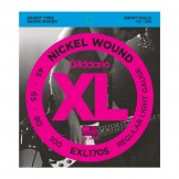 Daddario EXL170S Nickel Wound Bass, Light, 45-100, Short Scale