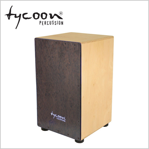 Tycoon SIAM OAK CAJON WITH BLACK MAKAH BURL FRONT PLATEㅣTKBMB-29