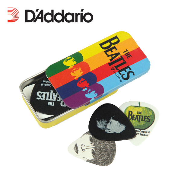 Picks Tins with Assorted Beatles Picks