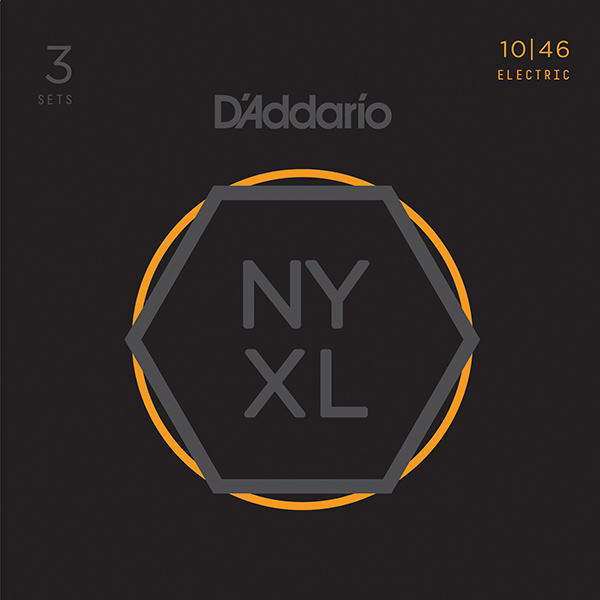 D'addario ELECTRIC GUITAR STRING 3PACK NYXL1046-3P (433222)