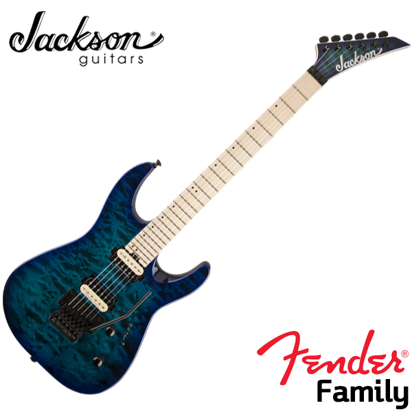 40년 전통 헤비메탈 일렉기타의 전설 잭슨프로시리즈(PRO SERIES) DK2QM 코린 버스트(CHOLORINE BURST)