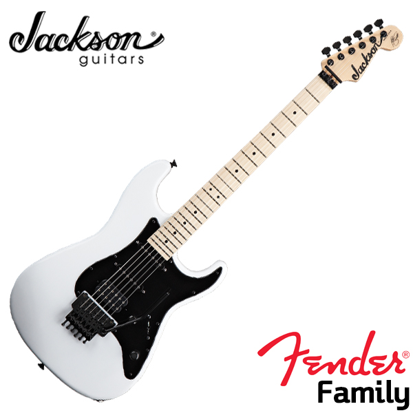 40년 전통 헤비메탈 일렉기타의 전설 잭슨<br>USA 아드리안 스미스(ADRIAN SMITH) 산 디마스(SAN DIMAS®), DK 스노우화이트(SNOW WHITE) 메이플(MAPLE))