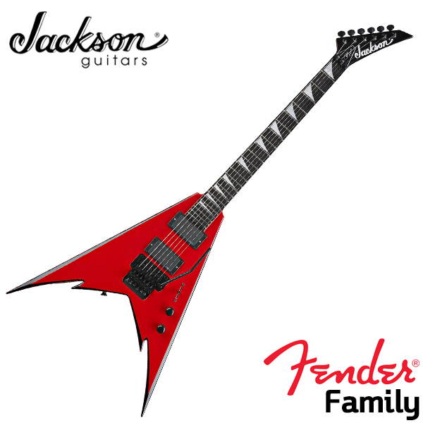 40년 전통 헤비메탈 일렉기타의 전설 잭슨<br>필 데멜(PHIL DEMMEL) KING V (RED))<br><font color=