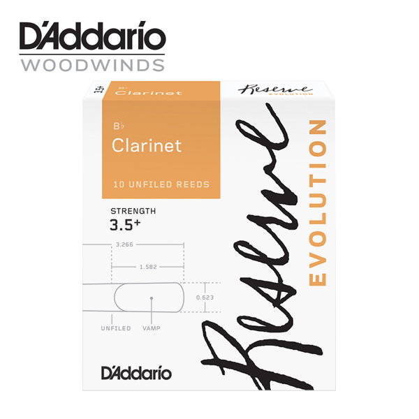 Reserve Evolution Bb Clarinet Reeds (10PK)