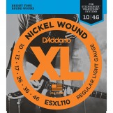 Daddario ESXL110 Nickel Wound, Regular Light, Double BallEnd, 10-46