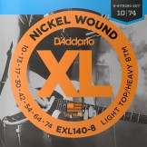 Daddario EXL140-8 Nickel Wound, Light Top/Heavy Bottom, 8-String, 10-74